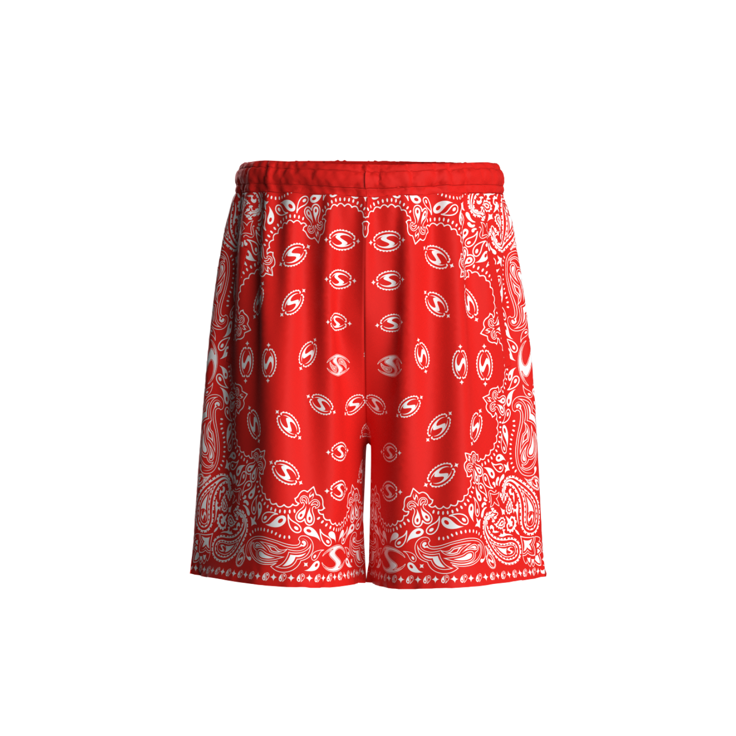 RED BANDANA SHORT